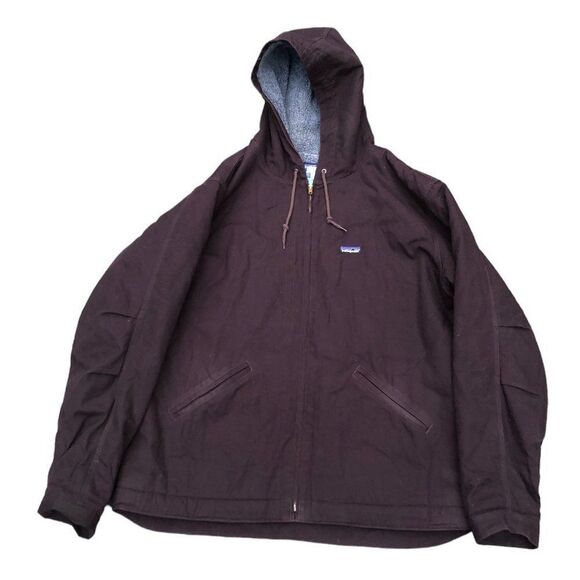 Vintage 2010 Patagonia Jacket Lined Canvas Hoodie 27161F0 Cotton Canvas Jacket - Picture 1 of 12